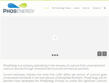 Tablet Screenshot of phosenergy.com